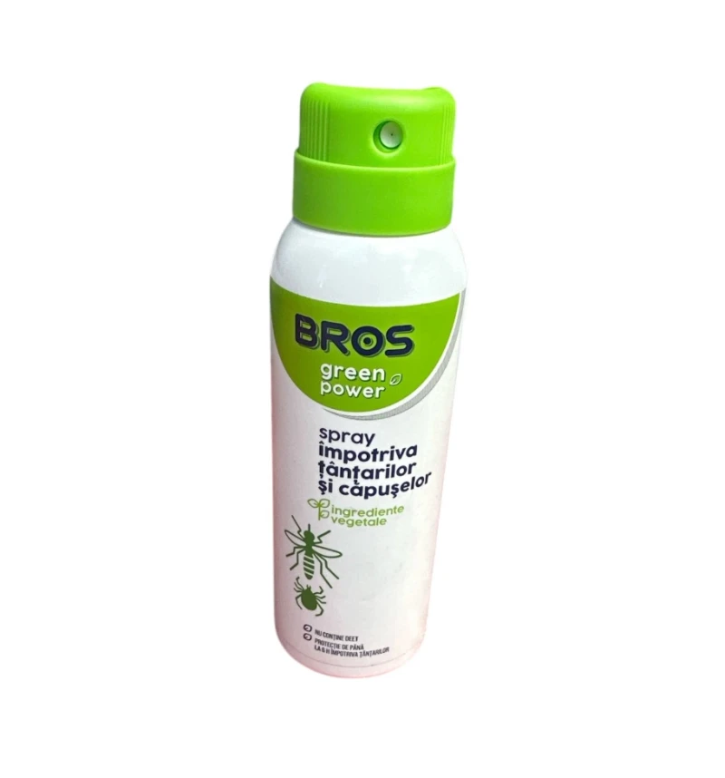 BROS GREEN POWER SPRAY IMPOTRIVA TANTARILOR SI CAPUSELOR 90ML 